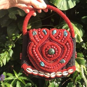 Small beaded purse